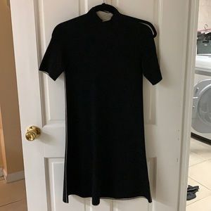 Black sweater dress